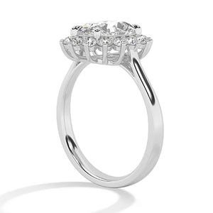 Round LG Diamond Ring in Yellow Gold - BH Diamond Center Antwerp