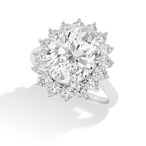 Round LG Diamond Ring in Yellow Gold - BH Diamond Center Antwerp