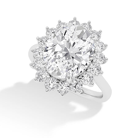 Round LG Diamond Ring in Yellow Gold - BH Diamond Center Antwerp