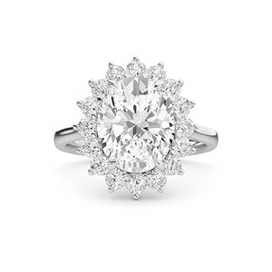 Round LG Diamond Ring in Yellow Gold - BH Diamond Center Antwerp