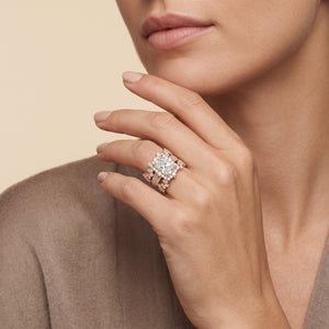 Radiant LG Diamond Ring