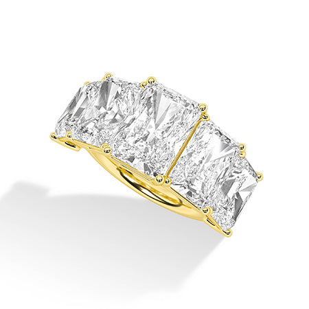 18K Lab-Grown Diamond Ring – LR66698-2 - Yellow Gold