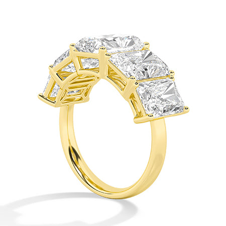 18K Lab-Grown Diamond Ring – LR66698-2 - Yellow Gold