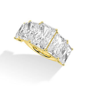 Radiant LG Diamond Ring