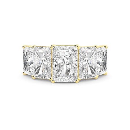 Radiant LG Diamond Ring
