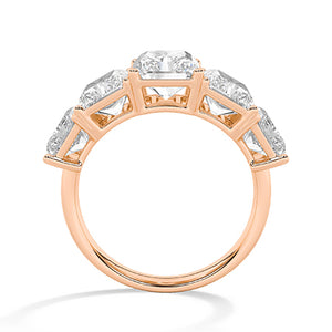 Radiant LG Diamond Ring