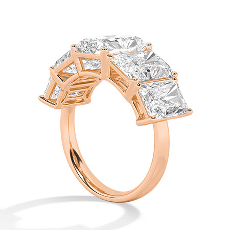Radiant LG Diamond Ring