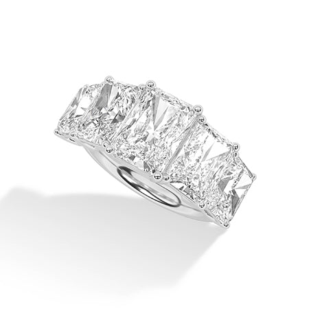 Radiant LG Diamond Ring