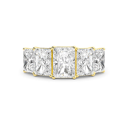 18K Lab-Grown Diamond Ring – LR66698-4 - Yellow Gold