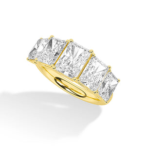 18K Lab-Grown Diamond Ring – LR66698-4 - Yellow Gold