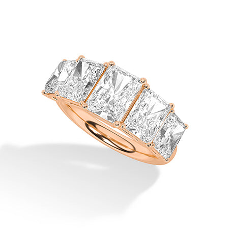 18K Lab-Grown Diamond Ring – LR66698-4 - Rose Gold