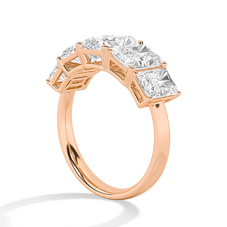 18K Lab-Grown Diamond Ring – LR66698-4 - Rose Gold
