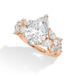 LR68567 lab-grown diamond ring