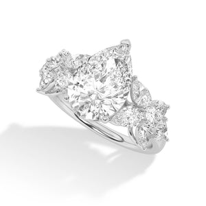 LR68567 lab-grown diamond ring