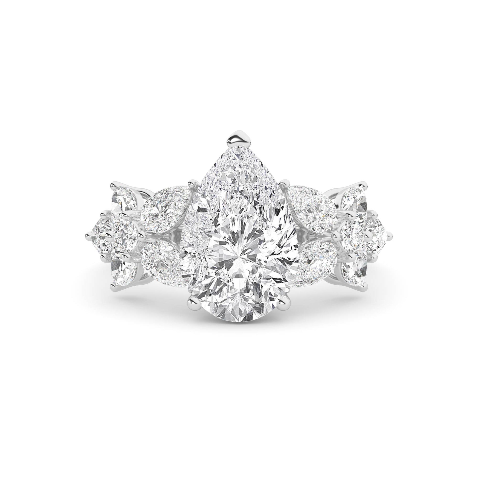 LR68567 lab-grown diamond ring