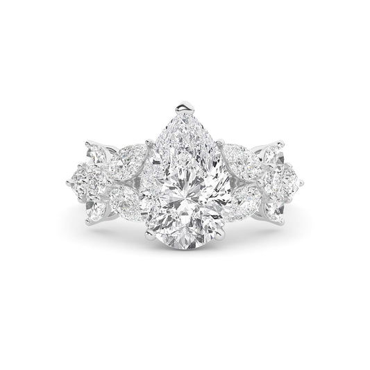 LR68567 lab-grown diamond ring