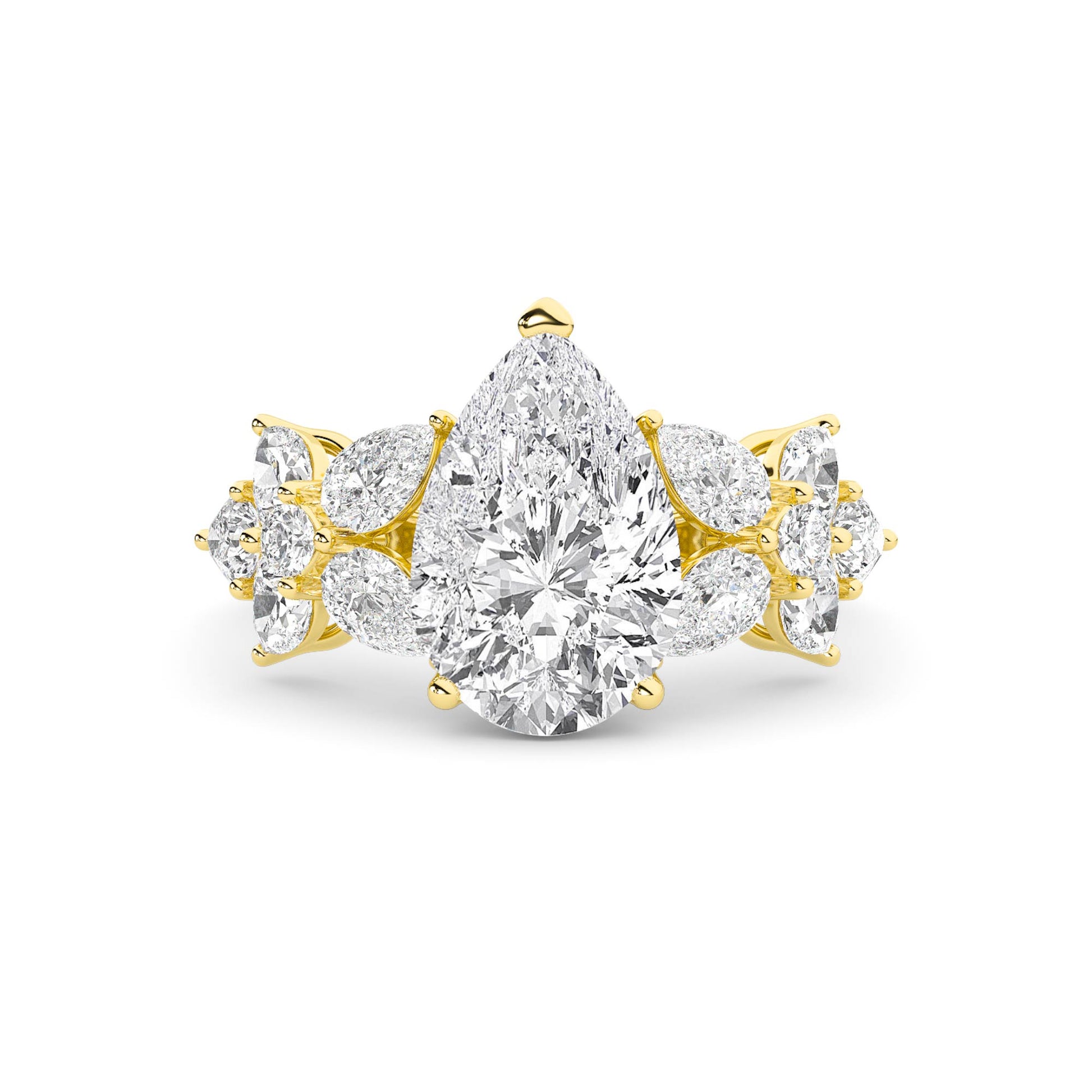 LR68567 lab-grown diamond ring