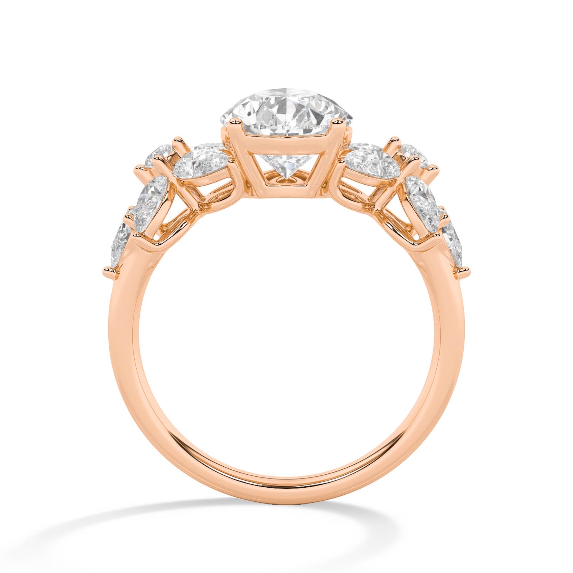 LR68567 lab-grown diamond ring