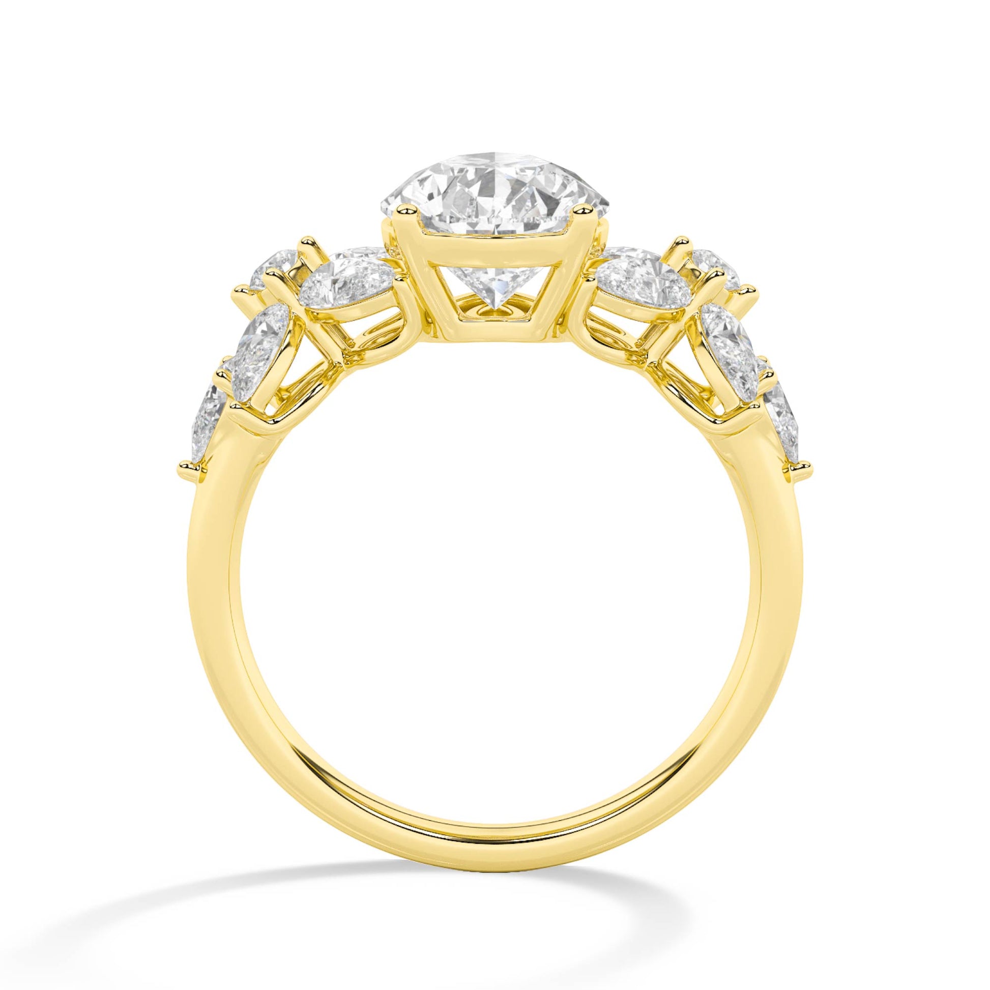 LR68567 lab-grown diamond ring
