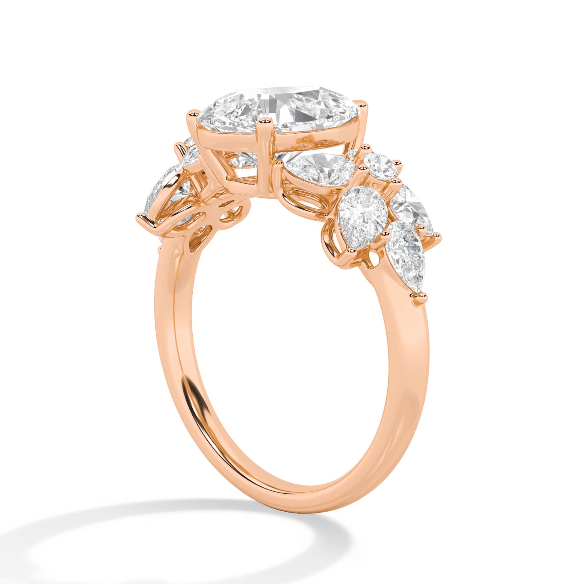 LR68567 lab-grown diamond ring