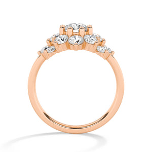 18K Lab-Grown Diamond Ring – LR68692 - Rose Gold