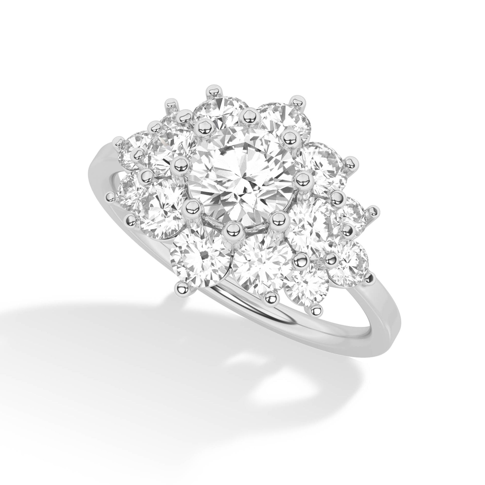 18K Lab-Grown Diamond Ring – LR68692 - White Gold