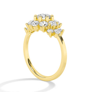 18K Lab-Grown Diamond Ring – LR68692 - Yellow Gold