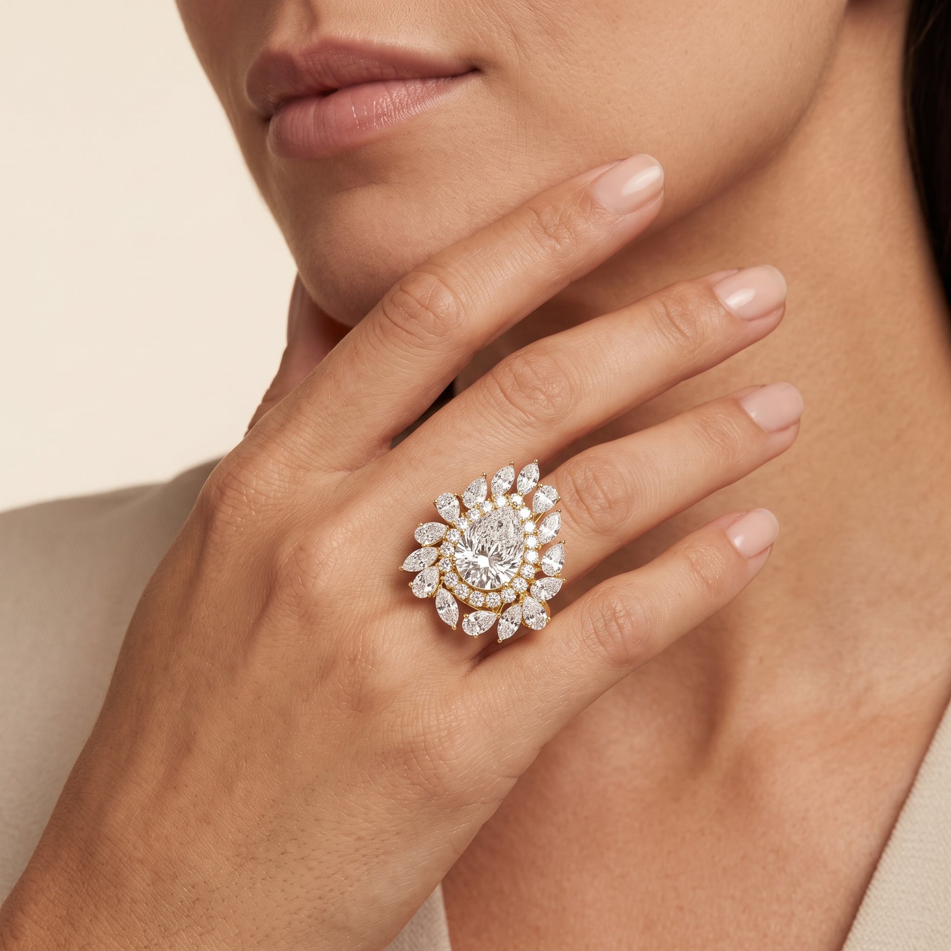 Marquise LG Diamond Ring