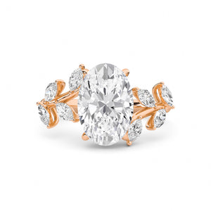 LR68702 lab-grown diamond ring