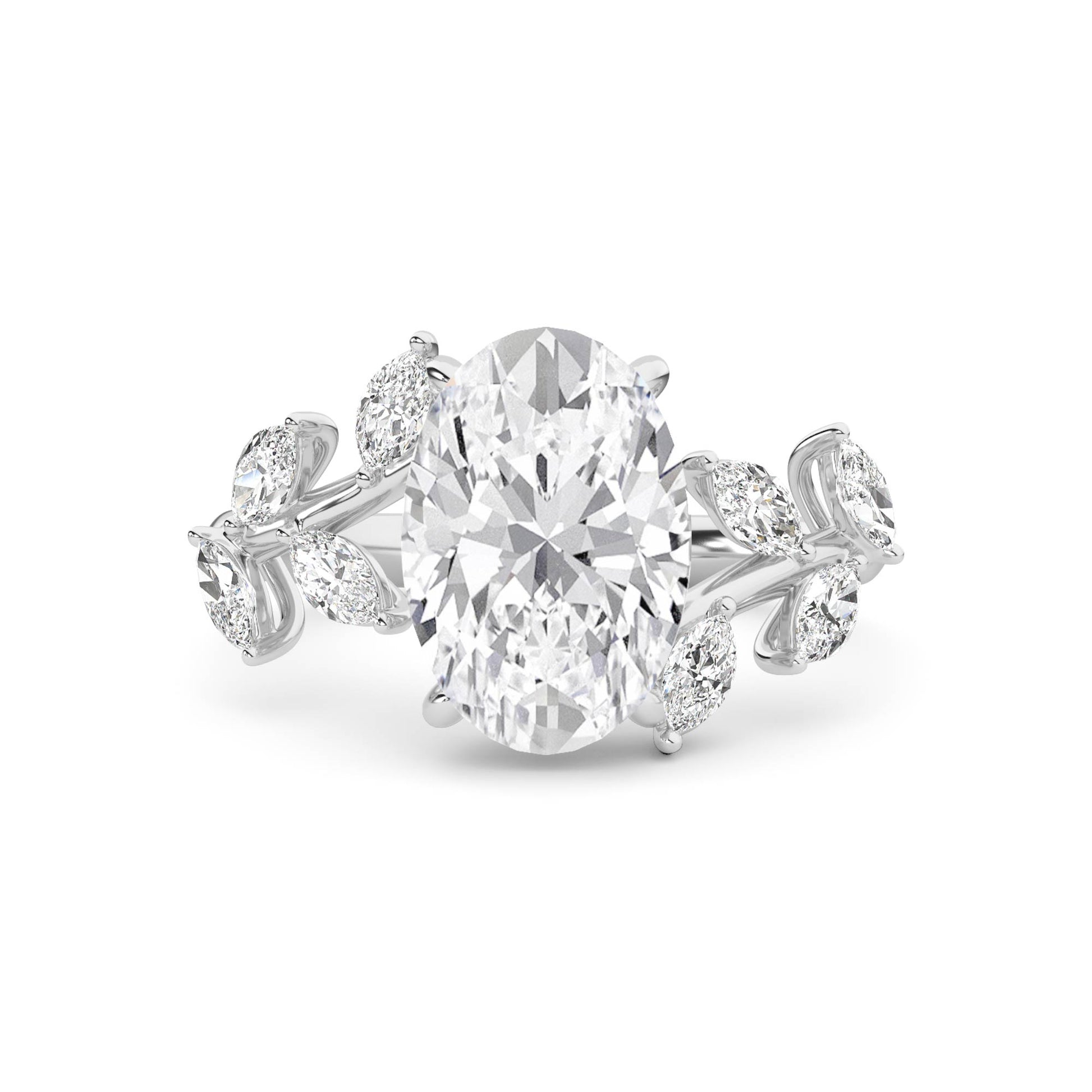 LR68702 lab-grown diamond ring