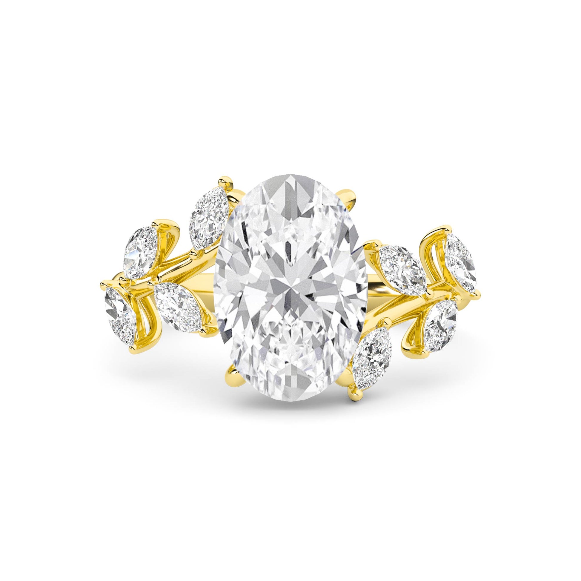 LR68702 lab-grown diamond ring