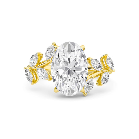 LR68702 lab-grown diamond ring