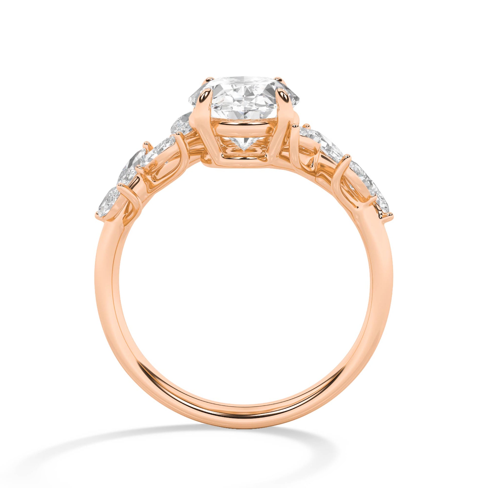 LR68702 lab-grown diamond ring