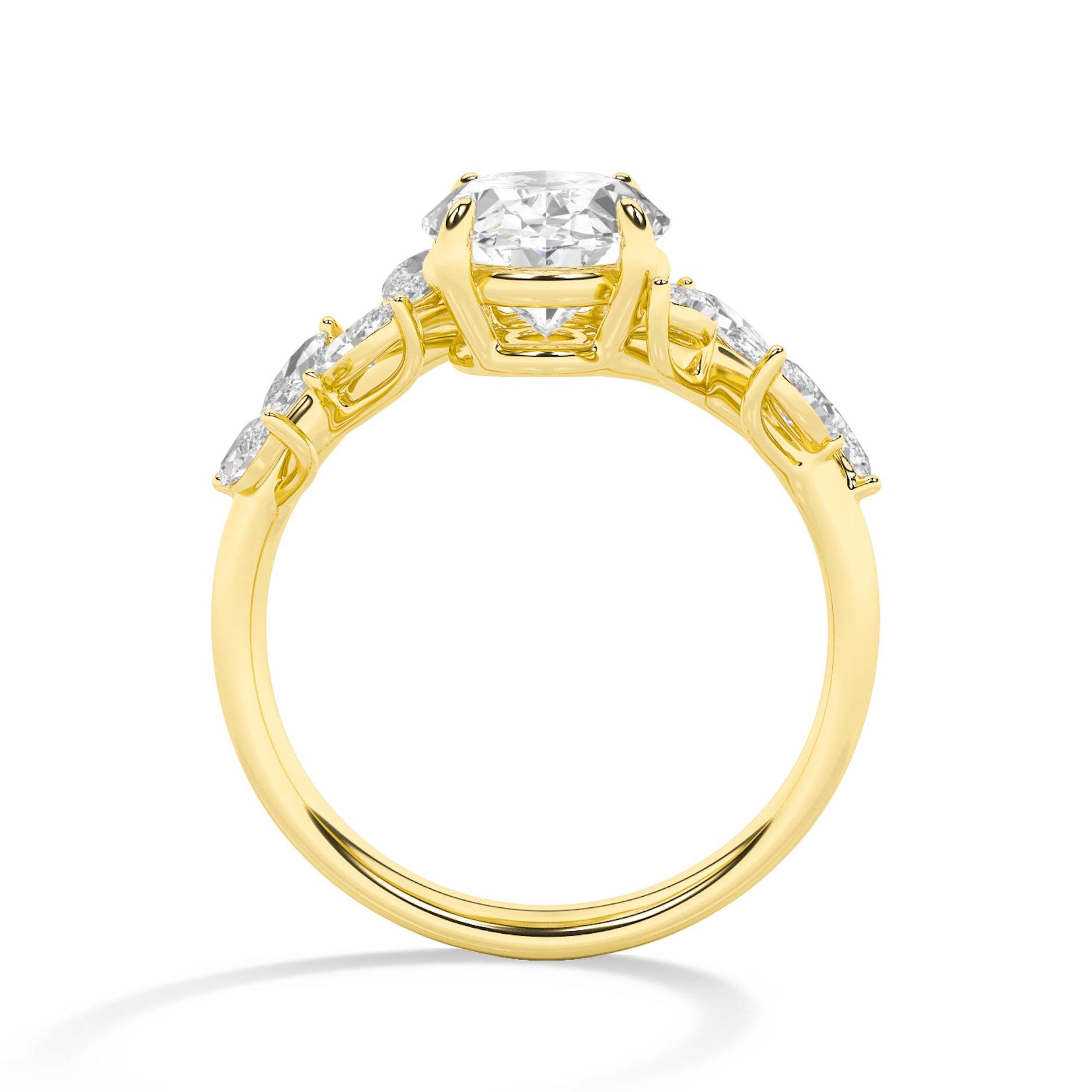 LR68702 lab-grown diamond ring