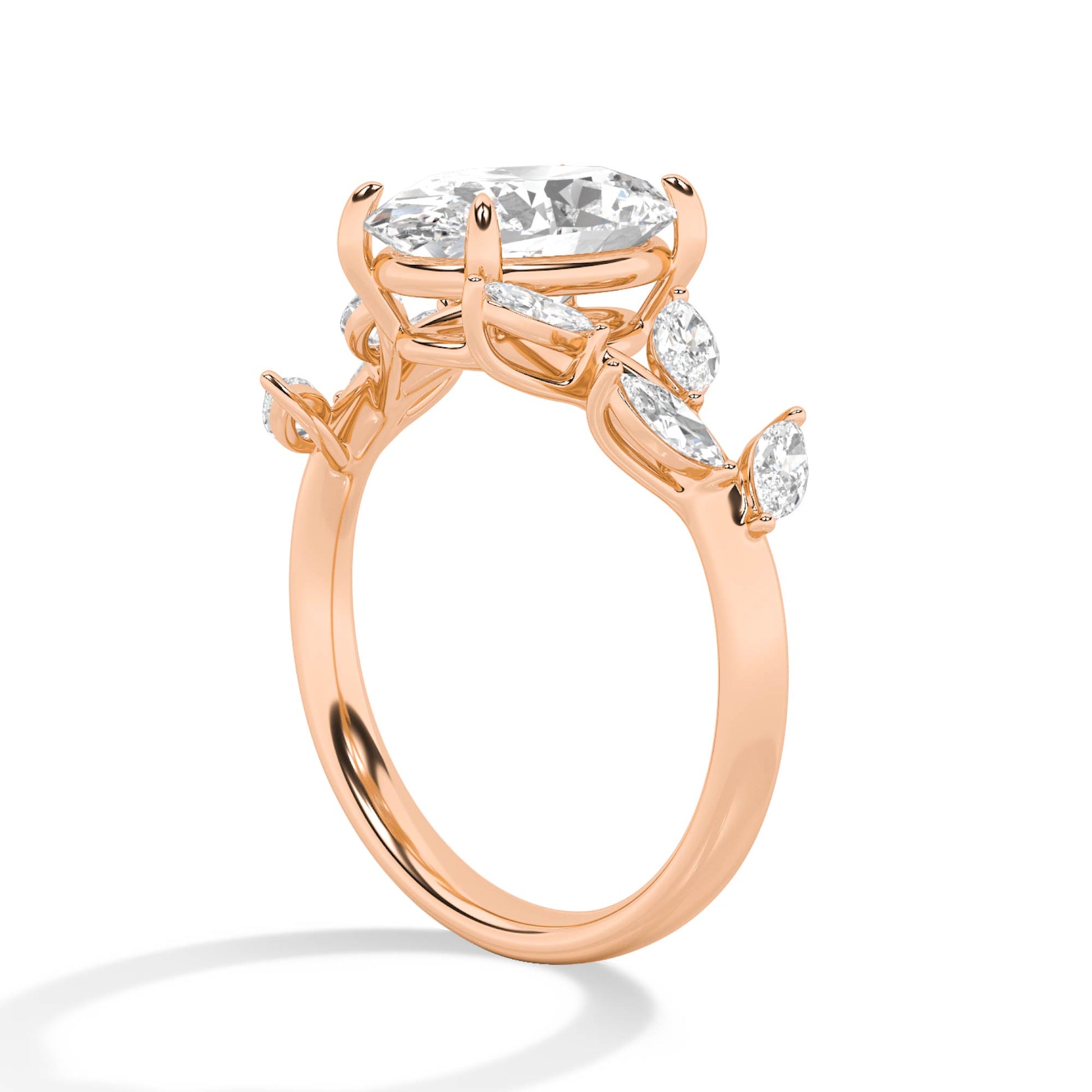 LR68702 lab-grown diamond ring