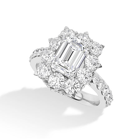 LG Diamond Ring in Rose Gold - BH Diamond Center Antwerp