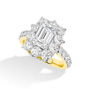 LG Diamond Ring in Rose Gold - BH Diamond Center Antwerp