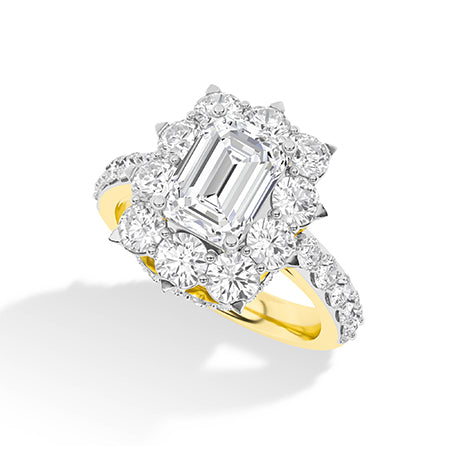 LG Diamond Ring in Rose Gold - BH Diamond Center Antwerp