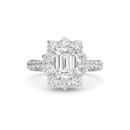 LG Diamond Ring in Rose Gold - BH Diamond Center Antwerp