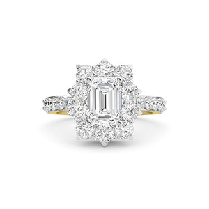LG Diamond Ring in Rose Gold - BH Diamond Center Antwerp