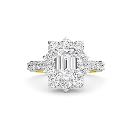 LG Diamond Ring in Rose Gold - BH Diamond Center Antwerp
