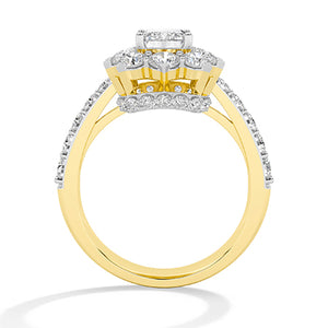 LG Diamond Ring in Rose Gold - BH Diamond Center Antwerp