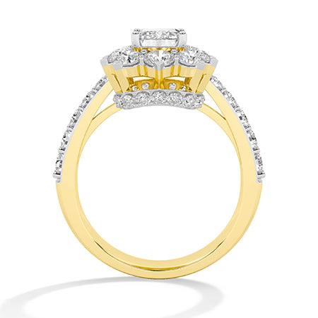 LG Diamond Ring in Rose Gold - BH Diamond Center Antwerp