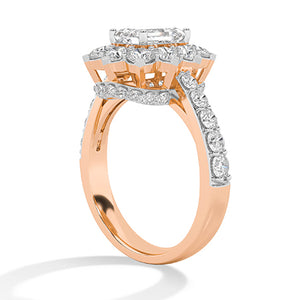 LG Diamond Ring in Rose Gold - BH Diamond Center Antwerp