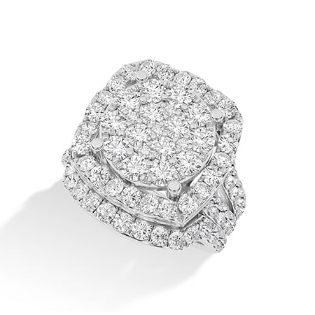 LG diamanten ring in Geelgoud - BH Diamond Center Antwerpen