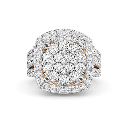 LG diamanten ring in Geelgoud - BH Diamond Center Antwerpen