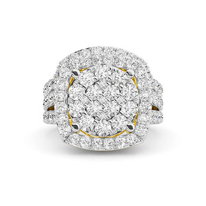LG diamanten ring in Geelgoud - BH Diamond Center Antwerpen
