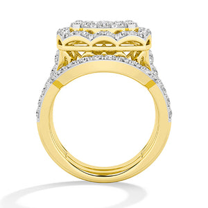 LG diamanten ring in Geelgoud - BH Diamond Center Antwerpen