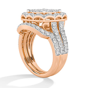 LG diamanten ring in Geelgoud - BH Diamond Center Antwerpen