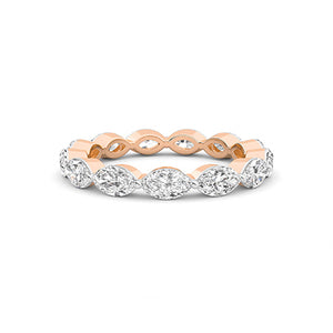 Bague en diamant LG en or rose - BH Diamond Center Anvers